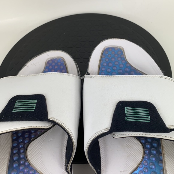 Nike Air Jordan Hydro XI Retro Slides 'Easter Emerald' AA1336-117 Men's Size 13 - Picture 10 of 14